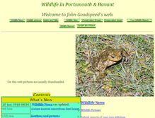 Tablet Screenshot of havantnature.net